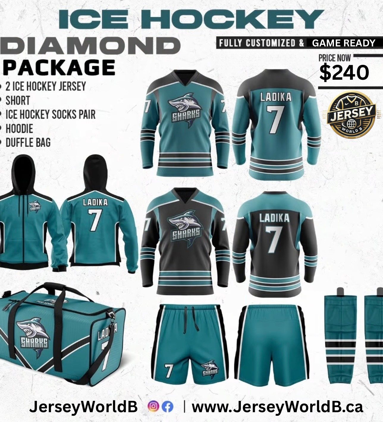 Ice Hockey Diamond Package 1