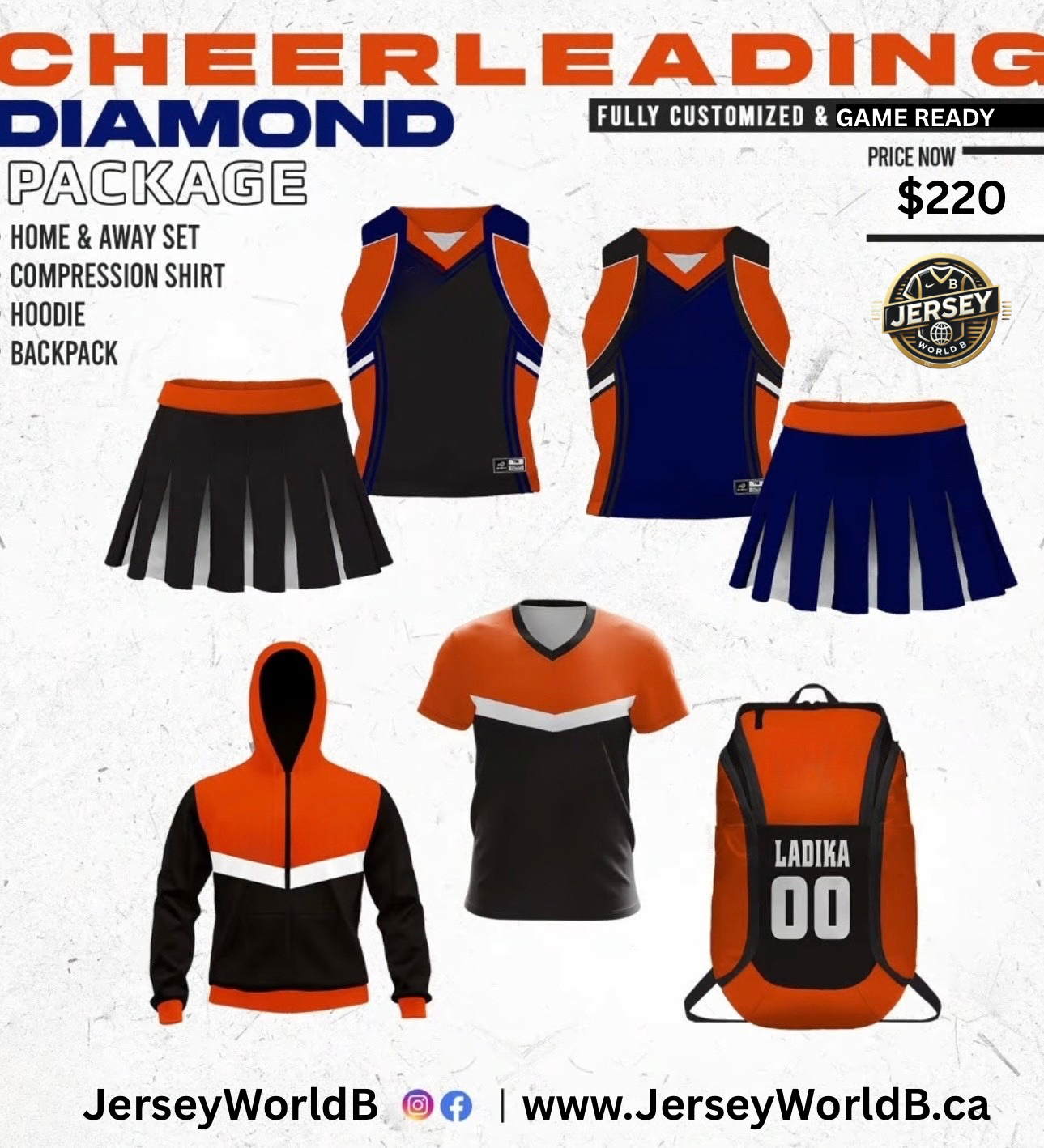 Cheerleading Diamond Package 1