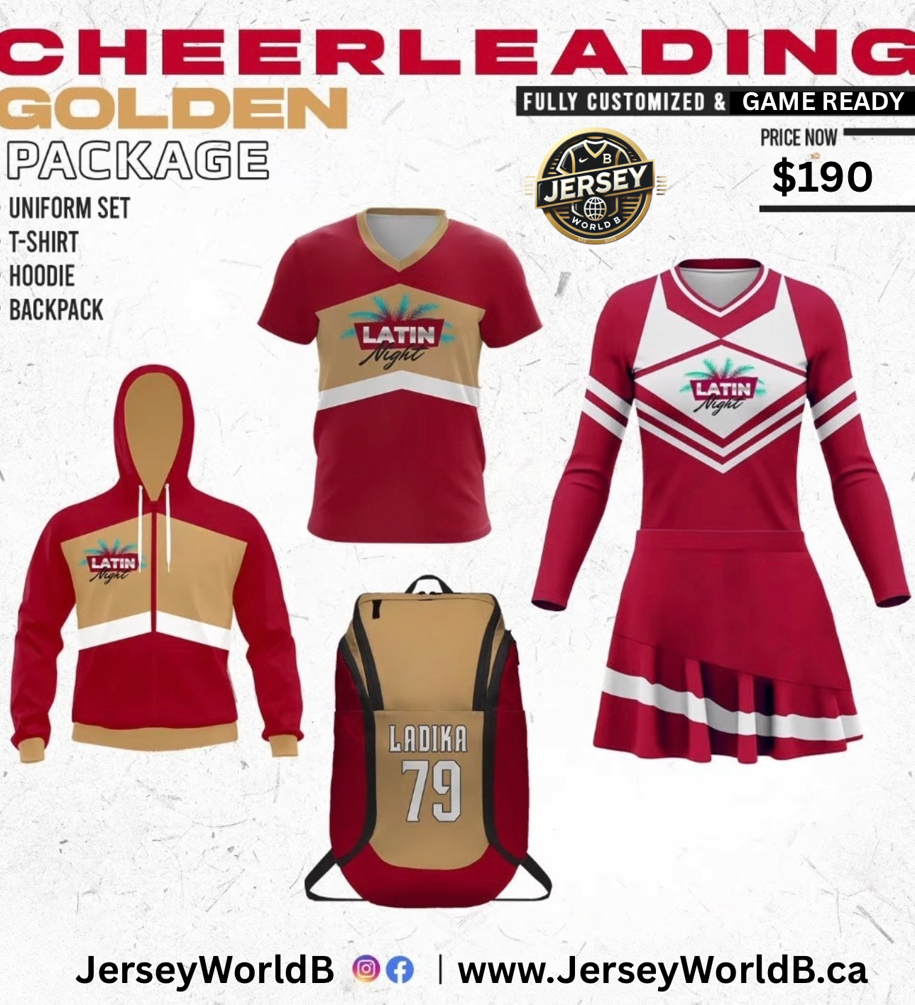 Cheerleading Gold Package 1